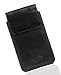 Produktbild MATADOR Echt Leder Gürteltasche Vertikal Tasche kompatibel mit Apple iPhone 14 Pro/ 13 Pro/ 12 Pro/ 11/ XR Magnetverschluss Rindsleder Horizontal Schwarz