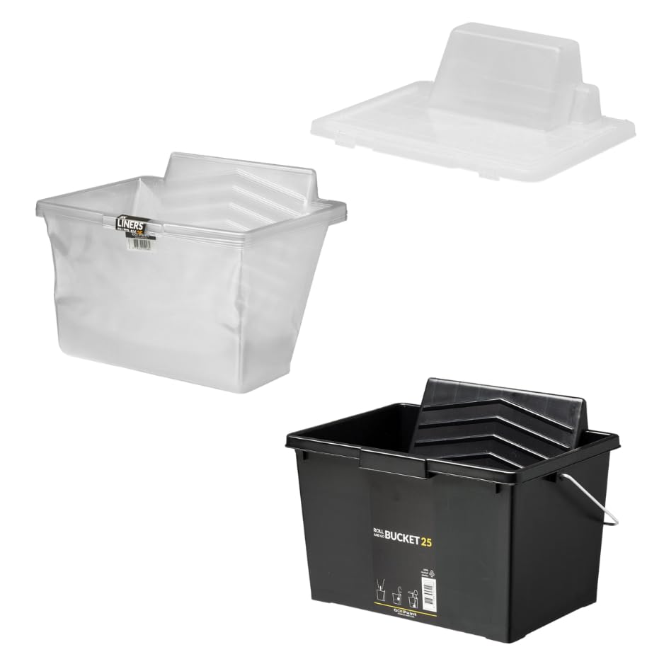 Go!Paint Box Set 9L Pack (1 Bucket + 1 Lid + 5 Liners)