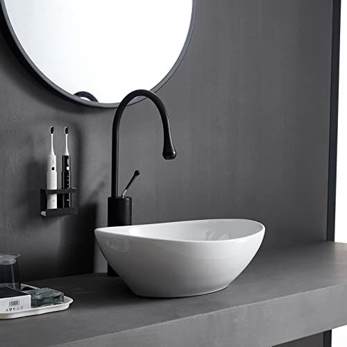 Linkidea Wall Mounted Electric Toothbrush Holder With Diatomite Dish, Self Adhesive Electric Toothbrush Storage Organizer Compatible With Aquasonic Black Series, Kingheroes Sonic, Oral-B (Black) #TOP4