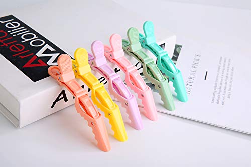 Pinzas para cabello HH&LL 12 piezas diseño doble bisagra miniatura 4