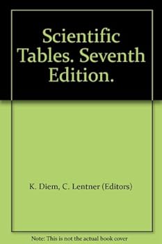 Hardcover Scientific Tables. Seventh Edition. Book