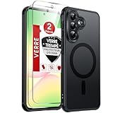 【Antichoc & Protecteur】 Fabriqué avec un cadre en TPU flexible et un dos en PC anti-rayures, défendez fortement votre appareil contre les chocs et les chutes sévères