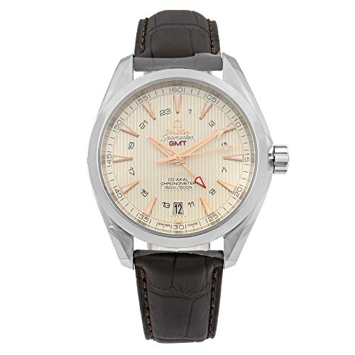 Omega Seamaster Aqua Terra GMT Chronometer Silver Dial Men's Watch 23113432202004