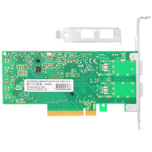 Image of Vogzone 25GbE NIC Card for Mellanox MCX4121A-ACAT, PCIe 3.0 x8 25Gb Ethernet NIC with Mellanox ConnectX-4 Lx Chipset, Dual SFP28 Network Card Support RDMA