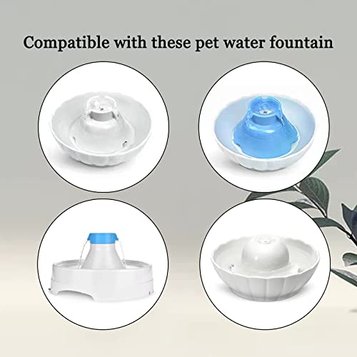 Filtros para Fuente de Agua para Gatos, Petilog 8 Carbón y 2 Esponjas miniatura 2