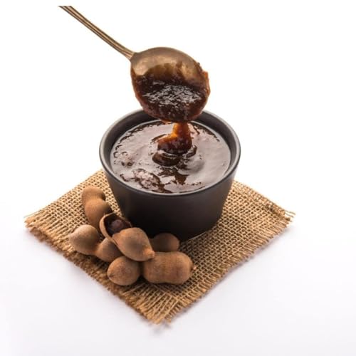 14oz (400g) All-Natural Sweet & Sour Tamarind Paste, Seedless, No Added Sugar, Vegan, Gluten-Free, NON-GMO