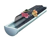 Anwendungsbereich: Mit den Laubfanggittern von INEFA schützt du die Regenrinne vor Verstopfung durch Laub