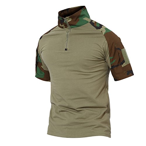 MAGCOMSEN Camo Shirts for Men Military Shirts Tactical Shirts Polo Shirts Golf Shirts Casual Shirts T Shirts Camping Hiking Shirts