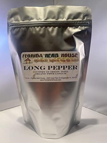 Long Peppercorns - Organic Long Pepper - Our Finest Piper longum! (4 oz (1/4 lb))
