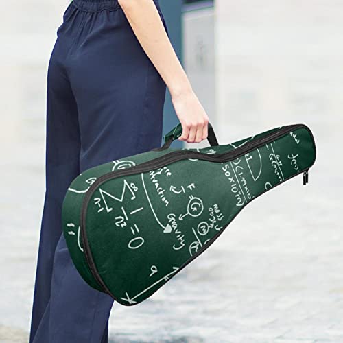 Sac pour ukulélé concert aux formulations scientifiques dessinées main - 6