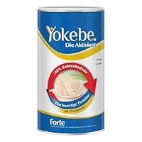 YOKEBE Forte – Diätshake zum Abnehmen – glutenfrei, laktosefrei, vegetarisch – kalorienarmer Mahlzeitersatz mit Proteinen – noch schnellere Gewichtsabnahme mit 40% weniger Kohlenhydrate* – 500 g