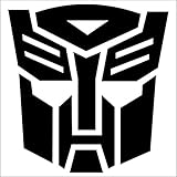 TRANSFORMERS AUTOBOT - Car, Truck, Notebook, Vinyl Decal Sticker #1036 | Vinyl Color: Black