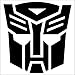 TRANSFORMERS AUTOBOT - Car, Truck, Notebook, Vinyl Decal Sticker #1036 | Vinyl Color: Black