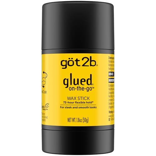 got2b glued on-the-go wax stick, 1.8oz, sleek and slick styles,