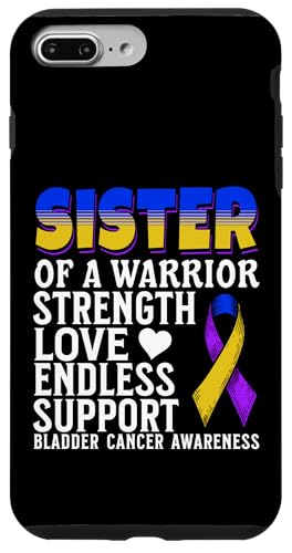 Sister of a Warrior Bladder Cancer Awareness Products Gifts �X�}�z�P�[�X iPhone 7 Plus/8 Plus �p