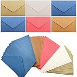 Material: el sobre en blanco está hecho de papel de alta calidad, que se siente bien y no es fácil de rasgar, y el diseño ordinario hace que el sobre sea simple y avanzado