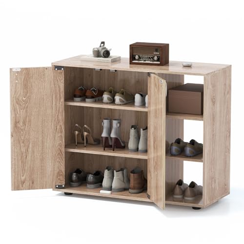 RELAX4LIFE Mobile Porta Scarpe, Organizer per Scarpe in Legno a