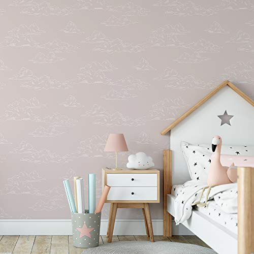 Superfresco Easy 108556 Vintage Cloud Pink - Papel pintado, color rosa Cover