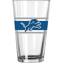logobrands Detroit Lions 16oz. Stripe Pint Glass