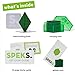 Speks Magnetic Balls - Classic Green Set of 512 (2.5mm) - Fun Stress Relief Desk Toy for Adults - Mashable Smashable Buildable