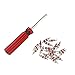 Price comparison product image OTOTEC Tyre Valve Core Remover Removal Tool Key 50 Valve Cores for Car Bike Motorbike Truck