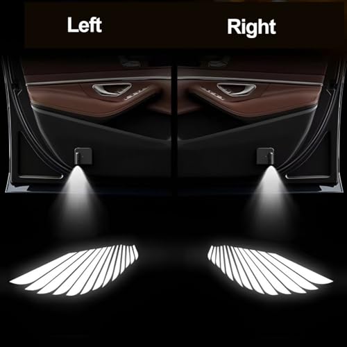 Car Door Lights Logo Projector, 2 PCS Car Door Puddle Lights, Automotive Courtesy Step Light Cars Accessories - Image 4