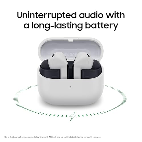 SAMSUNG Galaxy Buds 3 FE (2025) True Wireless Bluetooth Earbuds, Active Noise Cancellation, Powerful Sound, Clear Calls, Long Lasting Battery, Hands Free AI, Black [US Version, 2 Year Warranty] by Samsung - Used condition - Image 5