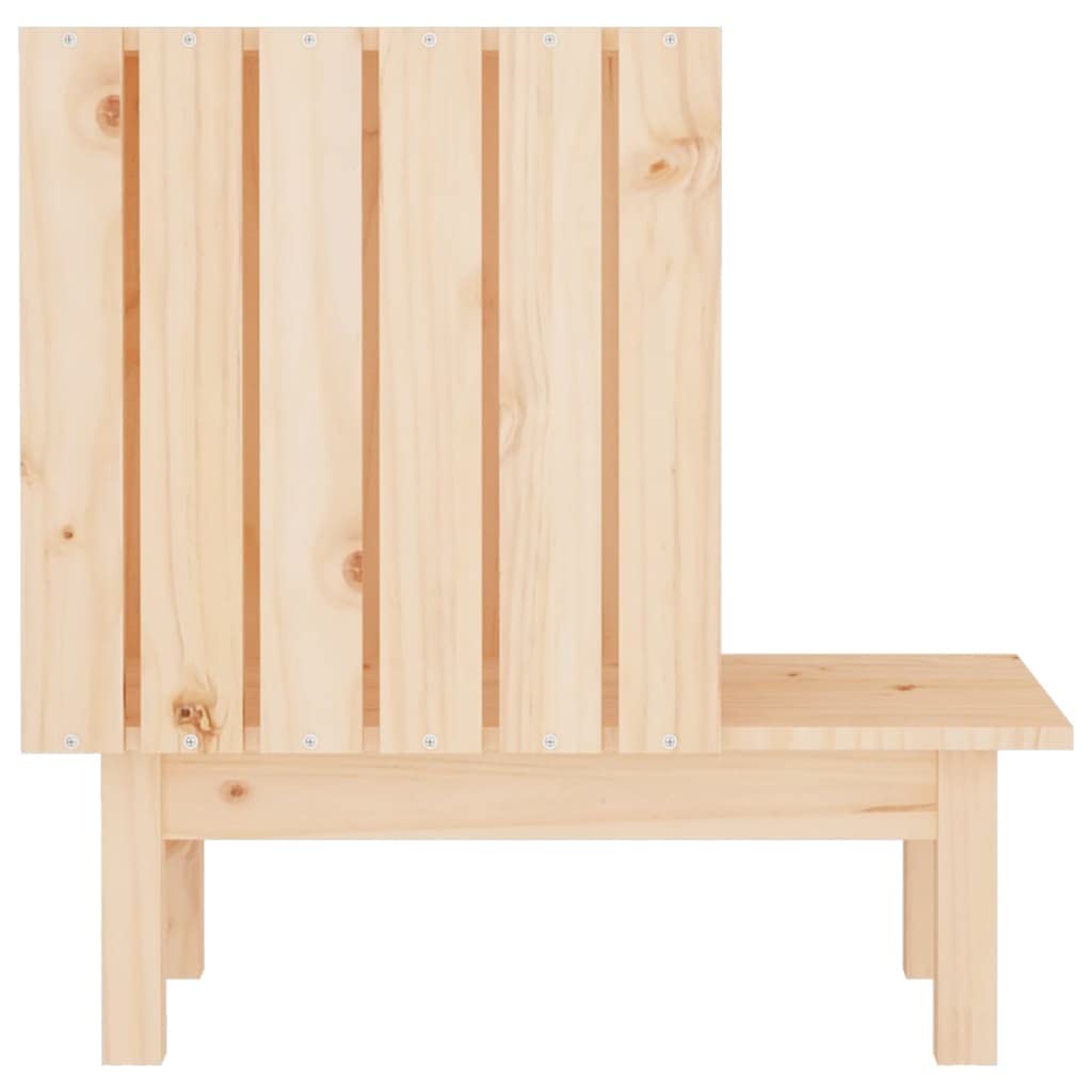 Katzenhaus 60x36x60 cm Massivholz Kiefer Katzenhütte | Gemütlicher Rückzugsort für das Wohnzimmer aus unbehandeltem Massivholz mit natürlicher Holzmaserung.