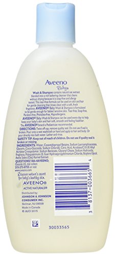 Aveeno Baby Wash & Shampoo, Lightly Scented, 8 Ounce By Aveeno Baby #TOP1