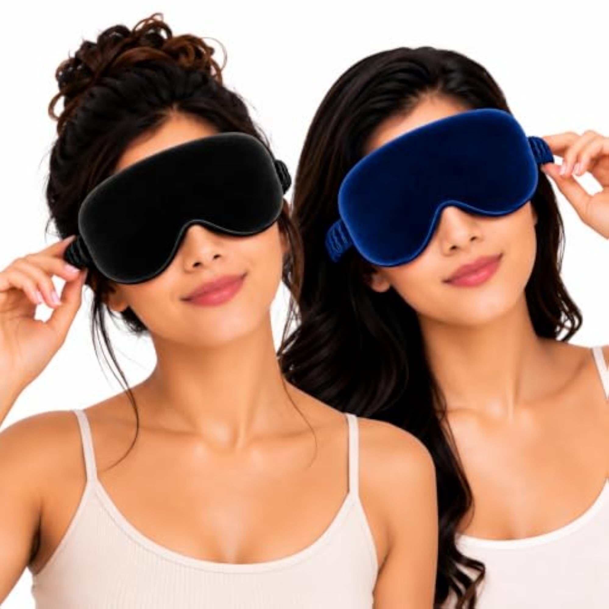 Eye Sleep Mask Pack of 2 for Men & Women