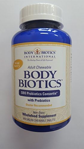 Adult Chewable Body BioticsTM SBO Probiotics Consortia, 90 Chewables by Body Biotics