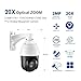 EVERSECU 2MP Auto-Cruise PTZ Security Camera 20X Optical Zoom HD 4-in-1 TVI/AHD/CVI/CVBS Video Surveillance- Pattern Scan, Waterproof, Night Vision, Coaxial Wired High Speed Dome CCTV Camera