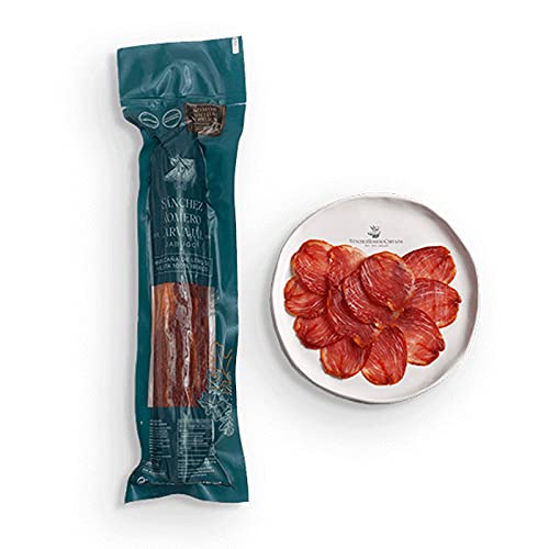 Media Caña de Lomo de Bellota 100% Iberico - Pieza de 500 g aprox - Elaborado en Jabugo - Sanchez Romero Carvajal
