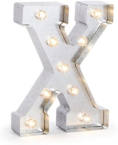 Darice Metal Marquee Letter, Acrylic, Multicolour, 26.41x20.06x5.08 cm