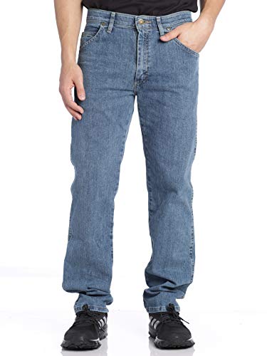 Wrangler Men's Performance Series 5 Pocket Regular Fit Denim Jeans - Mid Wash, Mid Wash, 34X30