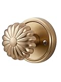 MRML Champagne Bronze Passage Door Knob, Interior DoorKnob Kitchen Pantry Door Handle Hallway Closet Door Knob, Aluminium Alloy Knob, 1 Pack