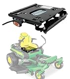 ELITEWILL Seat Suspension for Zero Turn Mower W/Seat Slider Fit for John Deere, Hustler, Z TRAK, Kubota, Exmark Mower Tractor