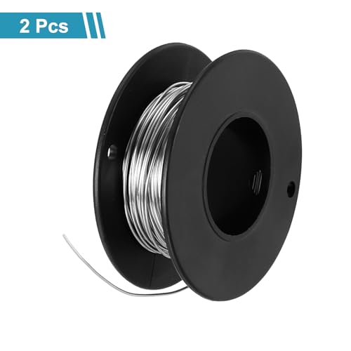 QUARKZMAN 2 Stück 21 Gauge Nichrome Heizdraht 0.7mm x 10m Cr20Ni80 Schneidedraht Widerstandsdraht Hochtemperatur für Reparatur von Elektronischen Komponenten Chemie Technik Heizelemente