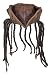 Caribbean Pirate Tricorn Hat With Beaded Dread Locks