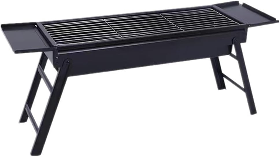 HBJWOV Outdoor Smokeless Barbecue Grill Rack For Home Folding Multifunctional Charcoal Grill Stove