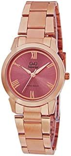 Q&Q Analog Rose Gold Dial Women's Watch-S359-018NY