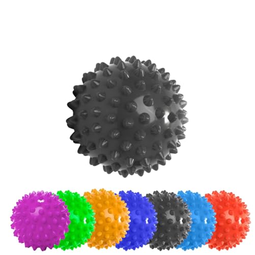 #DoYourFitness® Balle de massage »Nica« / idéale pour le traitement ponctuel des contractions/Produit « rond et épineux » (6 cm de diamètre) pour l'automassage/Disponible en des couleurs