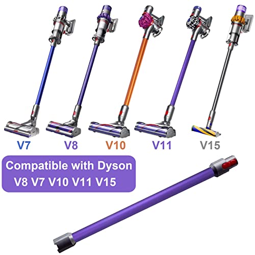 AiLomey Schnellspanner Verlängerungsrohr für Dyson V15 V11 V10 V8 V7 Stabstaubsauger, Ersatzteile Verlängerungsstange ist 73cm, Violettes Rohr Zubehör