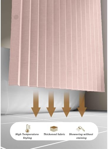 Rideaux de porte pliables magnétiques en rose élégant