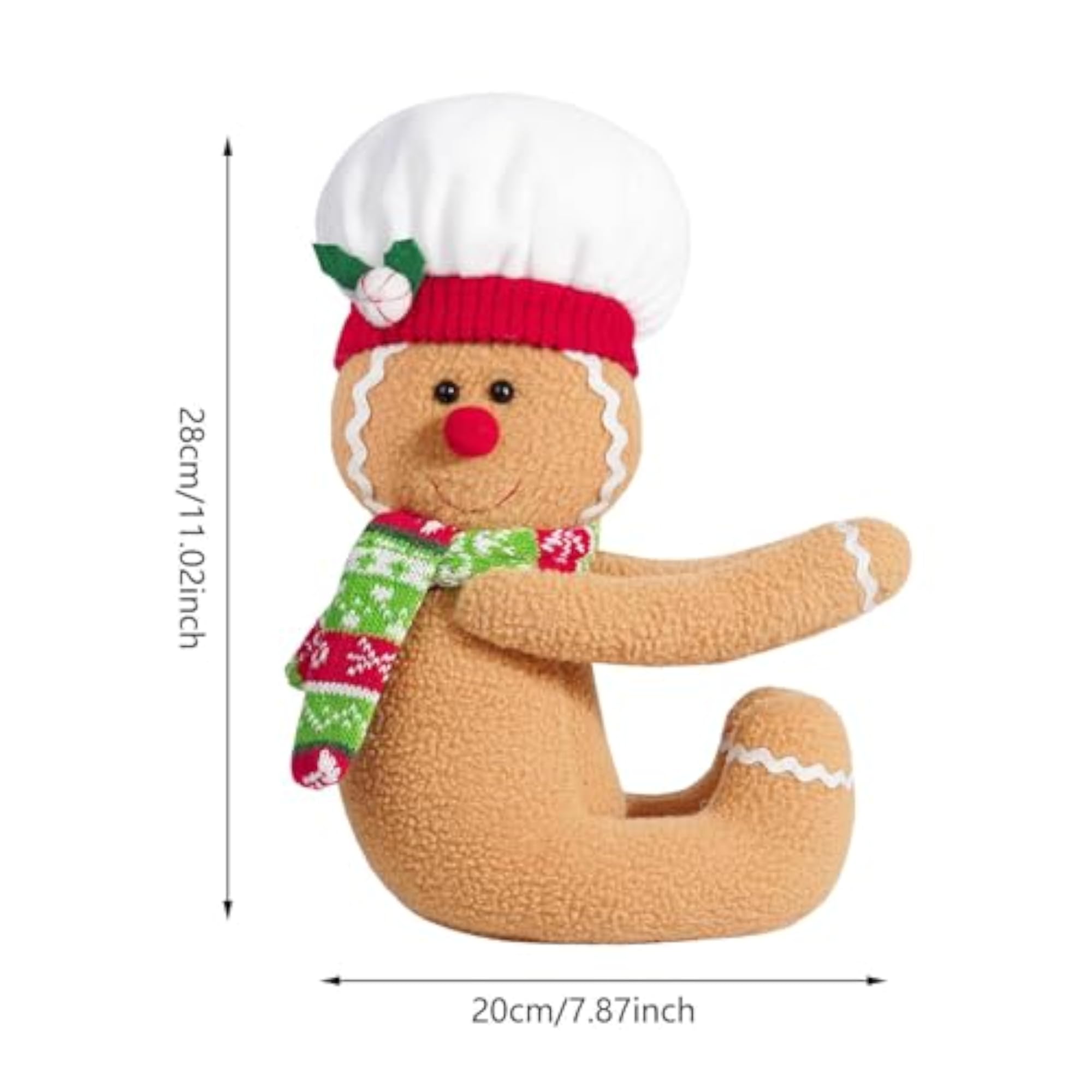 Gingerbread Man Tree Topper Unique Christmas Decoration