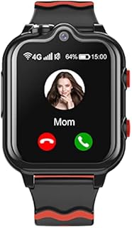 Smartwatch Kinder mit GPS und Telefon Uhr 4G WiFi Videoanruf SOS 2 Kameras Wasserdicht SMS Wecker Stoppuhr Klassenmodus Unbekannten Anruf Ablehnen Musik Video Player Geschenk für Jungen Mädchen