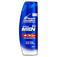 Head & Shoulders Ultra Men Old Spice, Mens 2 in 1 Anti Dandruff Shampoo and Conditioner 400ml