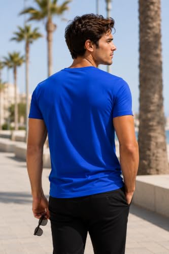 Image of London Hills T Shirt for Man | Men Henley Neck Tshirts | Tshirt Shirts Men | Gym T Shirts for Mens Workout T-Shirts for Man Cotton Stylish Henly Neck T Shirt Half Sleeve Regular Fit Solid Multicolour