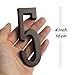 HASWARE 4 Inch Self Adhesive House Number, Modern and Easy to Install without Tools, Ideal for Outside Street Mailbox Office Hotel Room Apartments Home