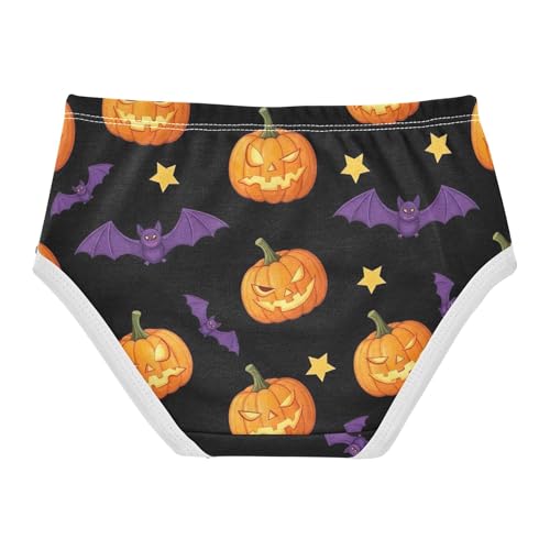 Cotton Toddler Girls Underwear Pumpkin Lanterns Halloween Cute Panties Girl Fancy Undies Kids Briefs 2t2